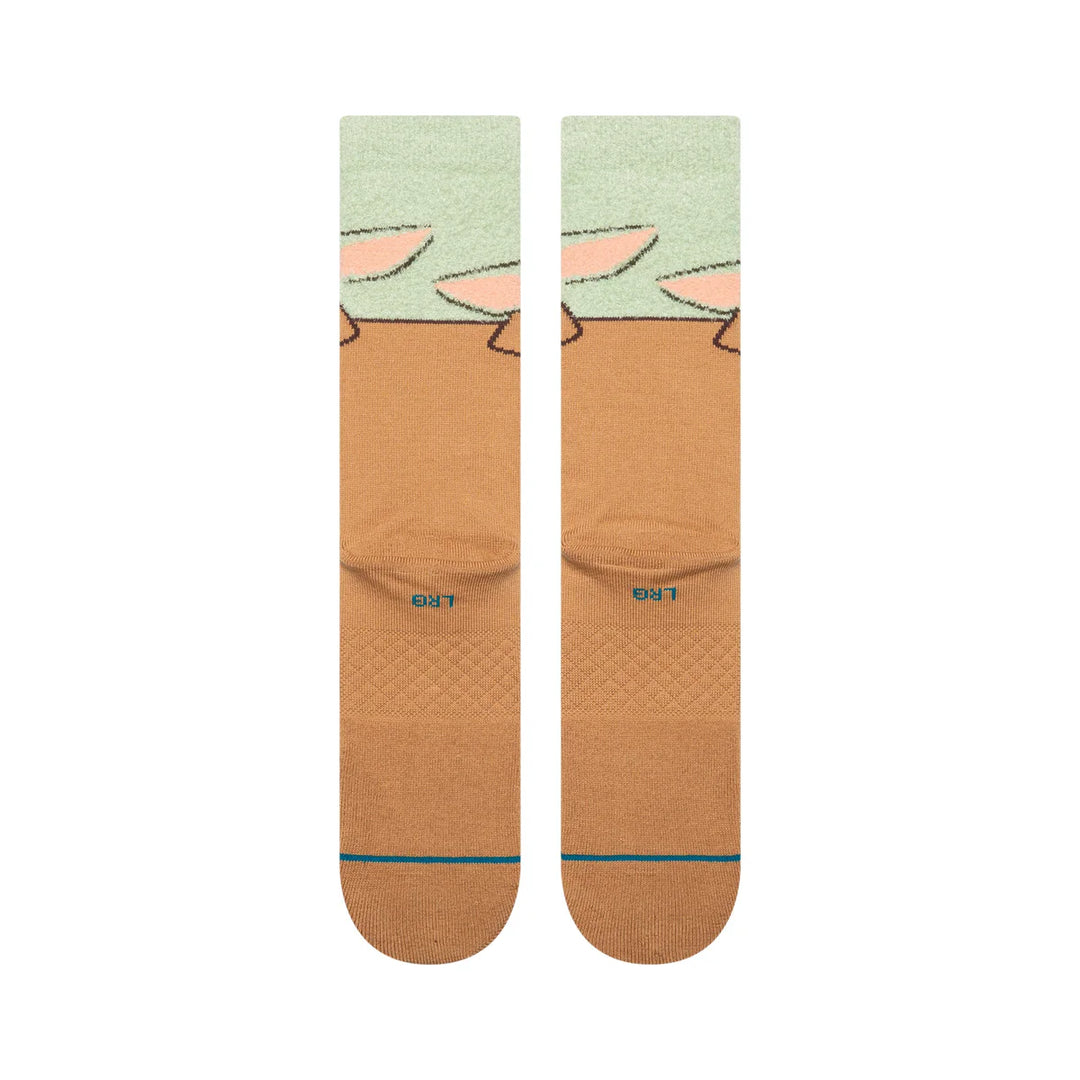 Stance x Star Wars GROGU HUNGRY CREW SOCKEN Green