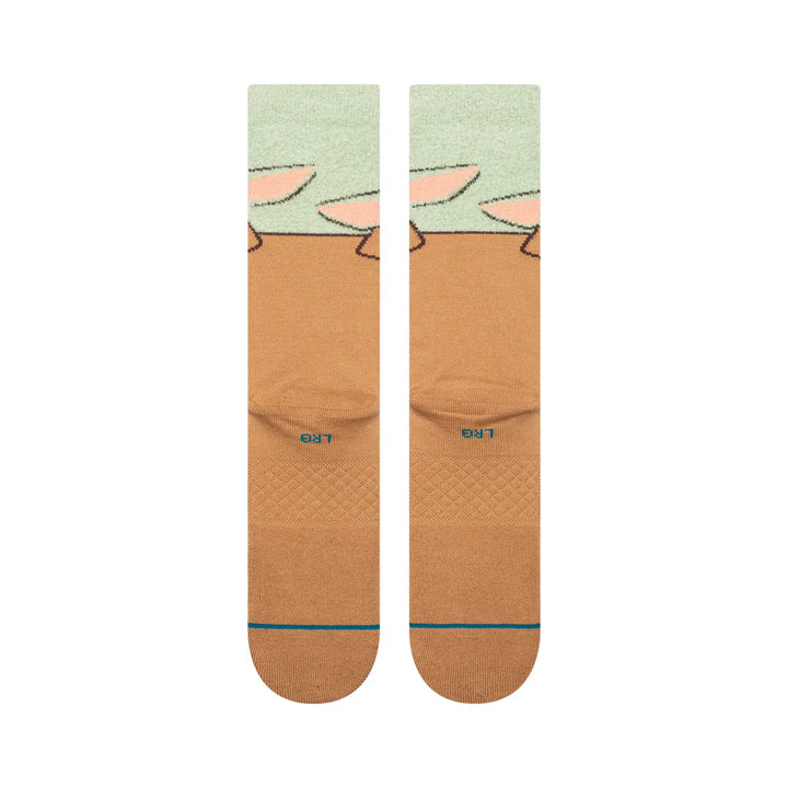 Stance x Star Wars GROGU HUNGRY CREW SOCKEN Green