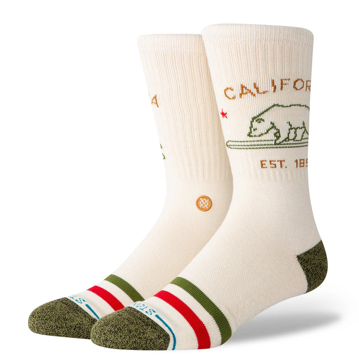 Stance CALIFORNIA REPUBLIC 2 CREW SOCKEN - Beige