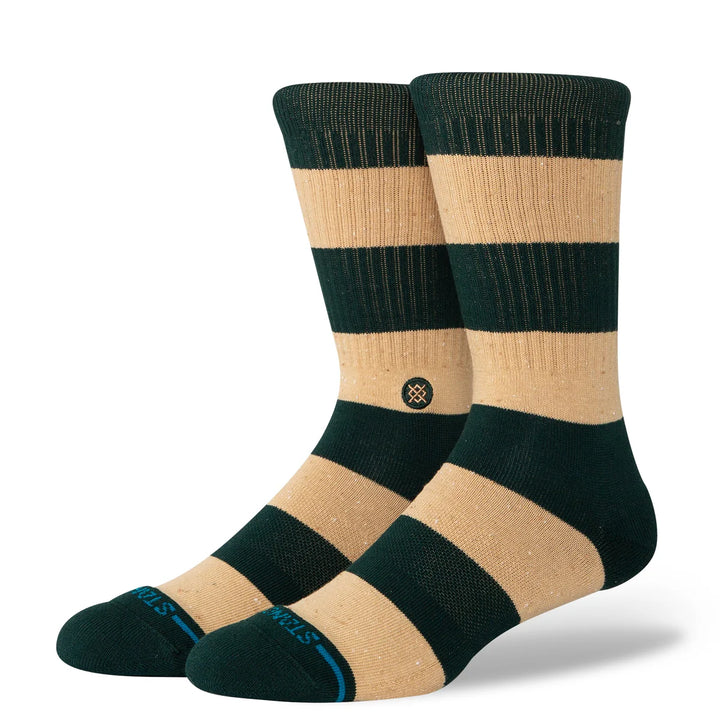 Stance NEP STRIPE CREW SOCKEN Pine