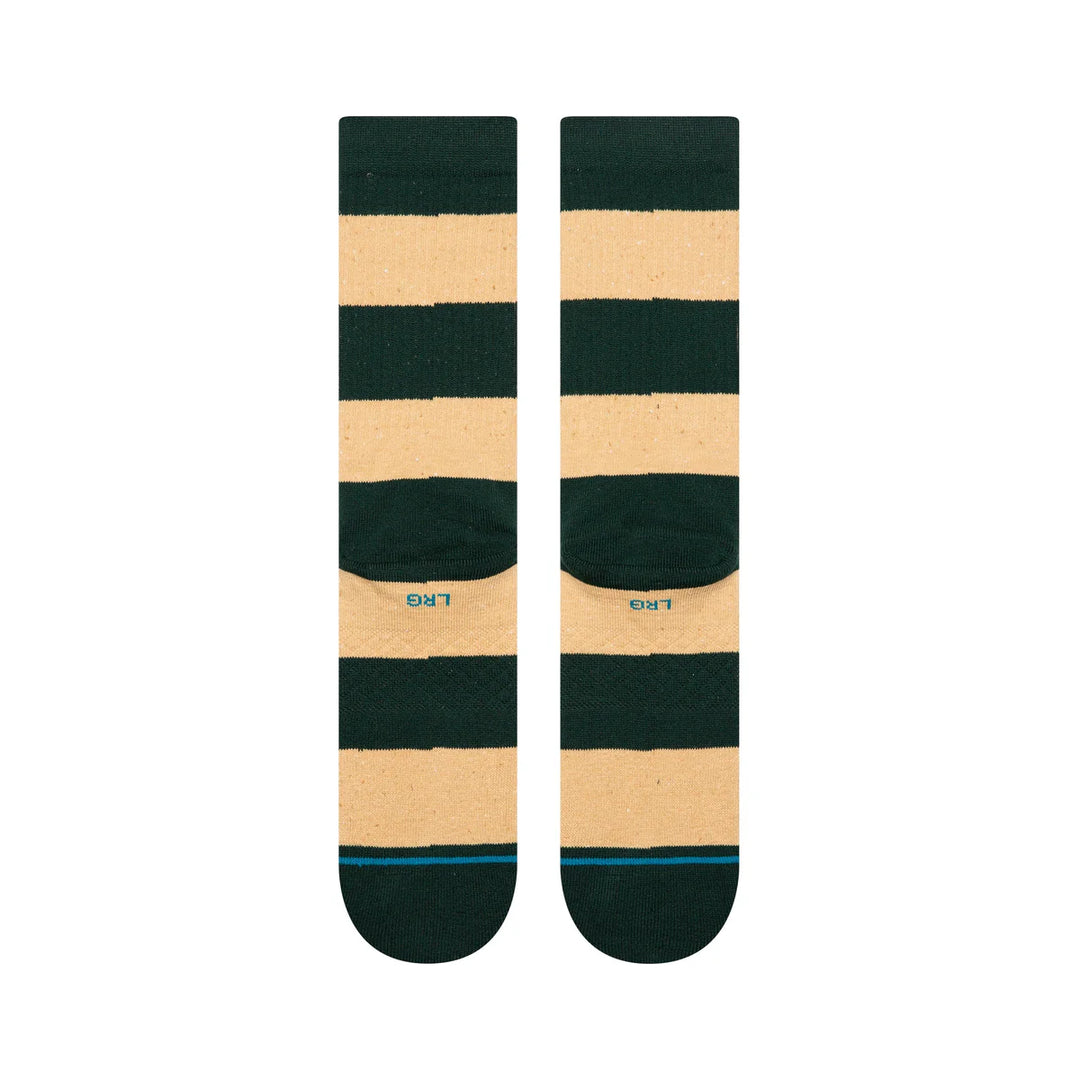 Stance NEP STRIPE CREW SOCKEN Pine
