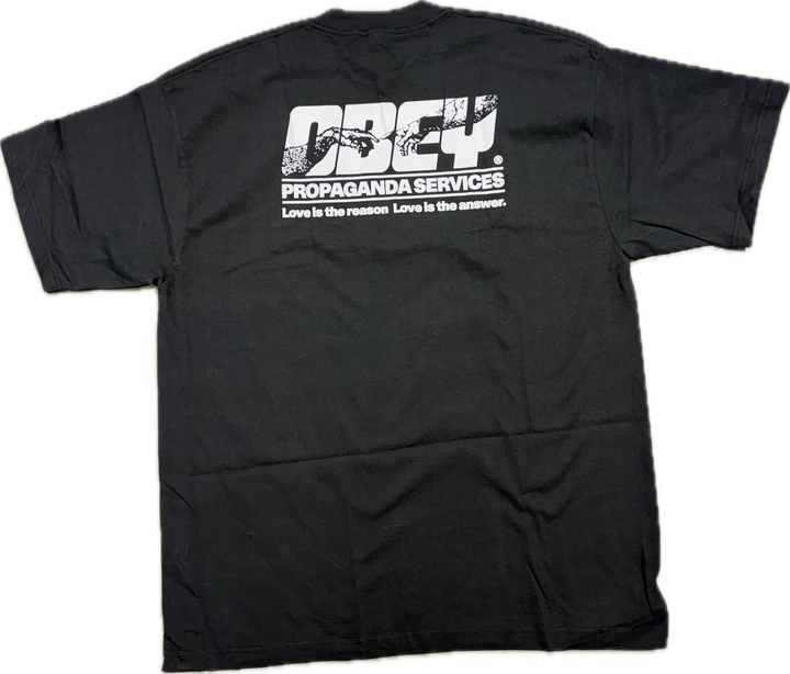 Obey Propaganda Service T-Shirt - Vintage Black