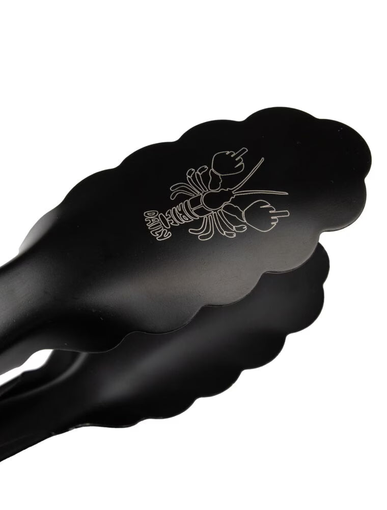 irieDaily Non Merci Grill Tongs Black