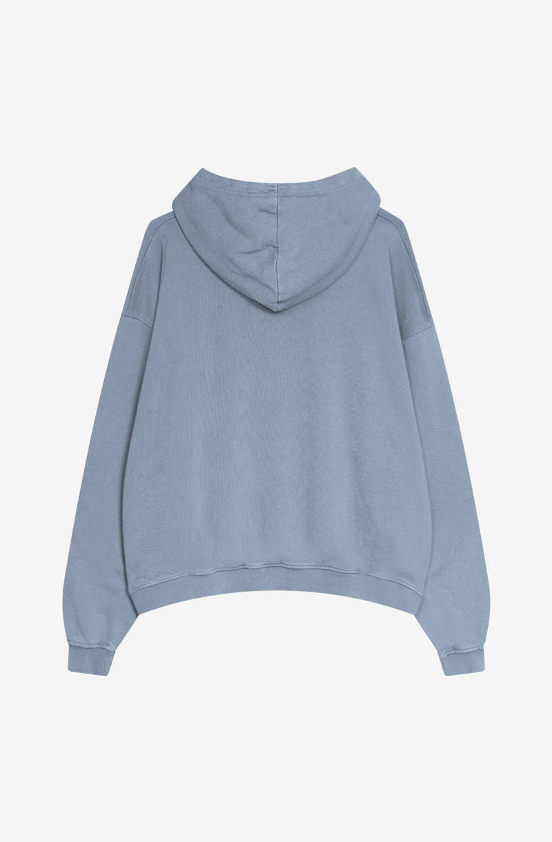 Kaotiko Gewaschenes Sweatshirt No Time For Love Steel