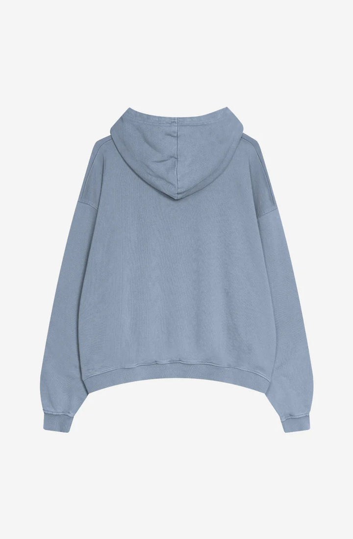 Kaotiko Gewaschenes Sweatshirt No Time For Love Steel