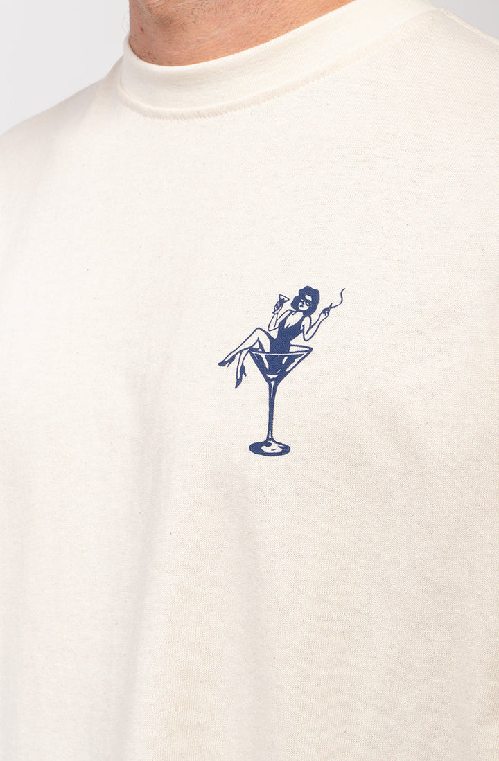 Kaotiko Cheers T-Shirt, Darling  Elfenbein Ivory