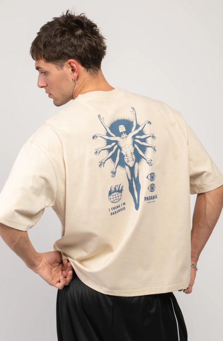 Kaotiko Cosmos T-Shirt - Stone