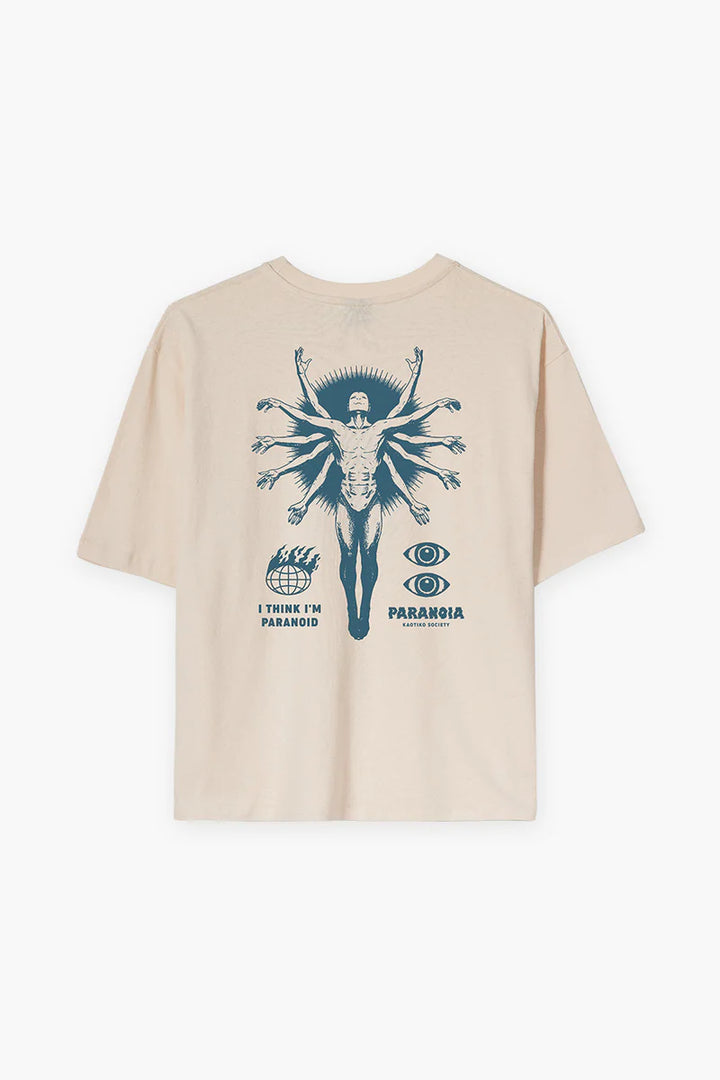 Kaotiko Cosmos T-Shirt - Stone