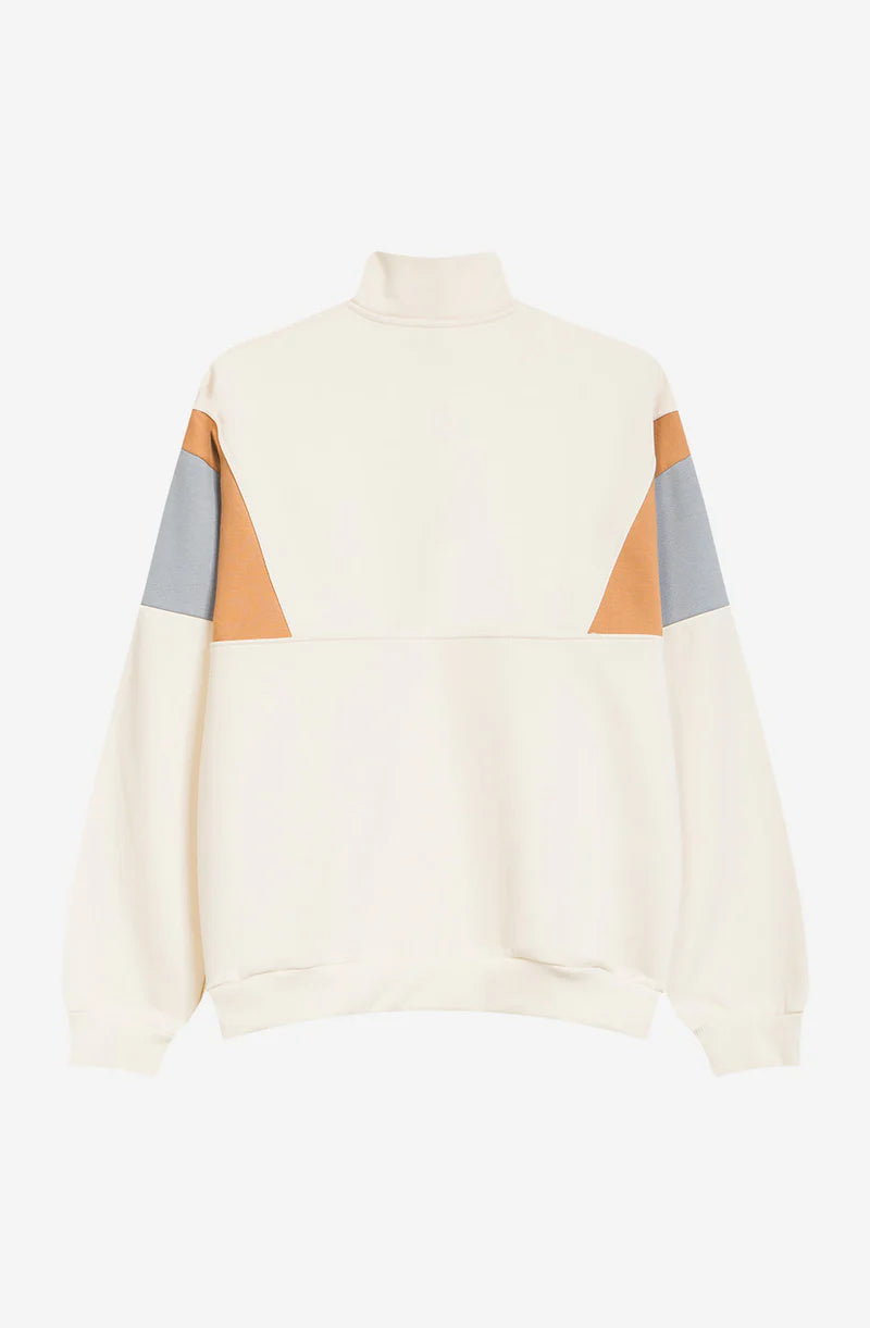 Kaotiko Crew Arthur Sweatshirt  Bone/Hazelnut Blue