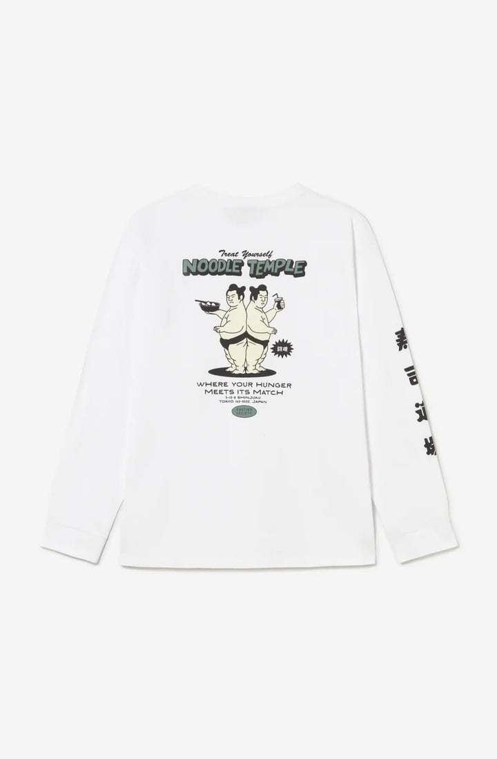 Kaotiko Noogle Tamole Longsleeve T-Shirt - White