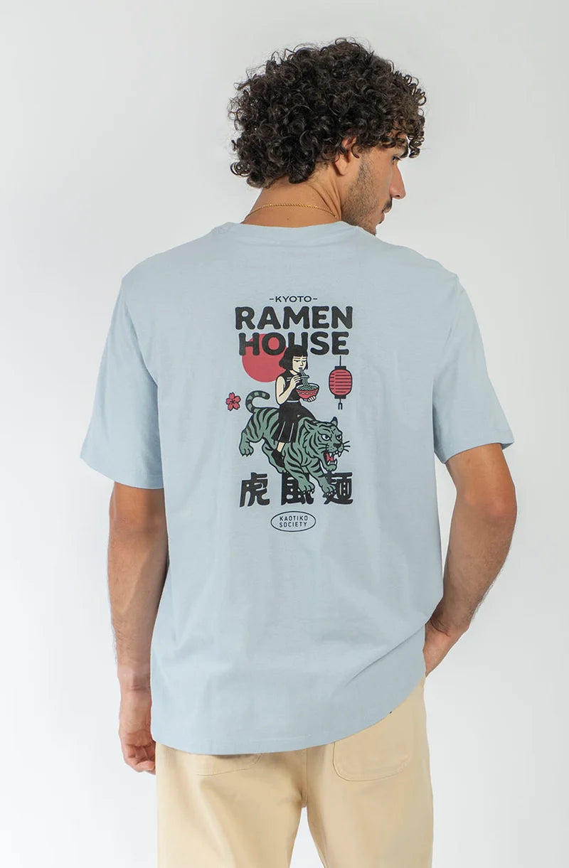 Kaotiko T-Shirt Ramen House T-Shirt - Niagara Blau