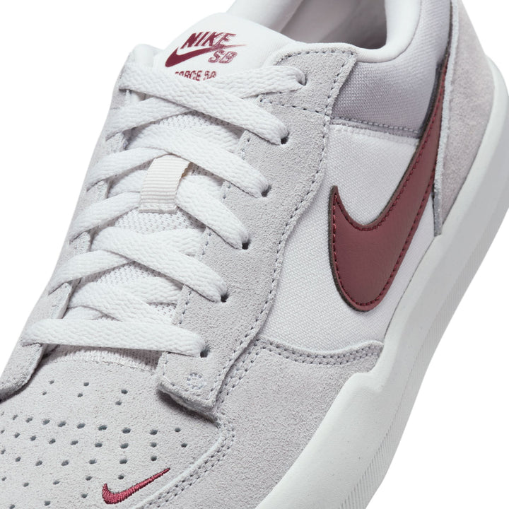Nike SB FQ 7637 - 001  Force 58 Platinum Tint / Dark Team Red