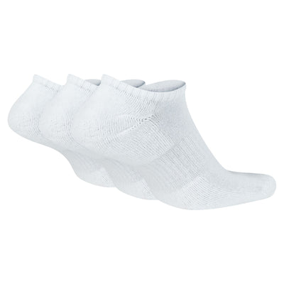 Nike 7673 Everyday Cushioned Socks (3 Pair) - White / Black