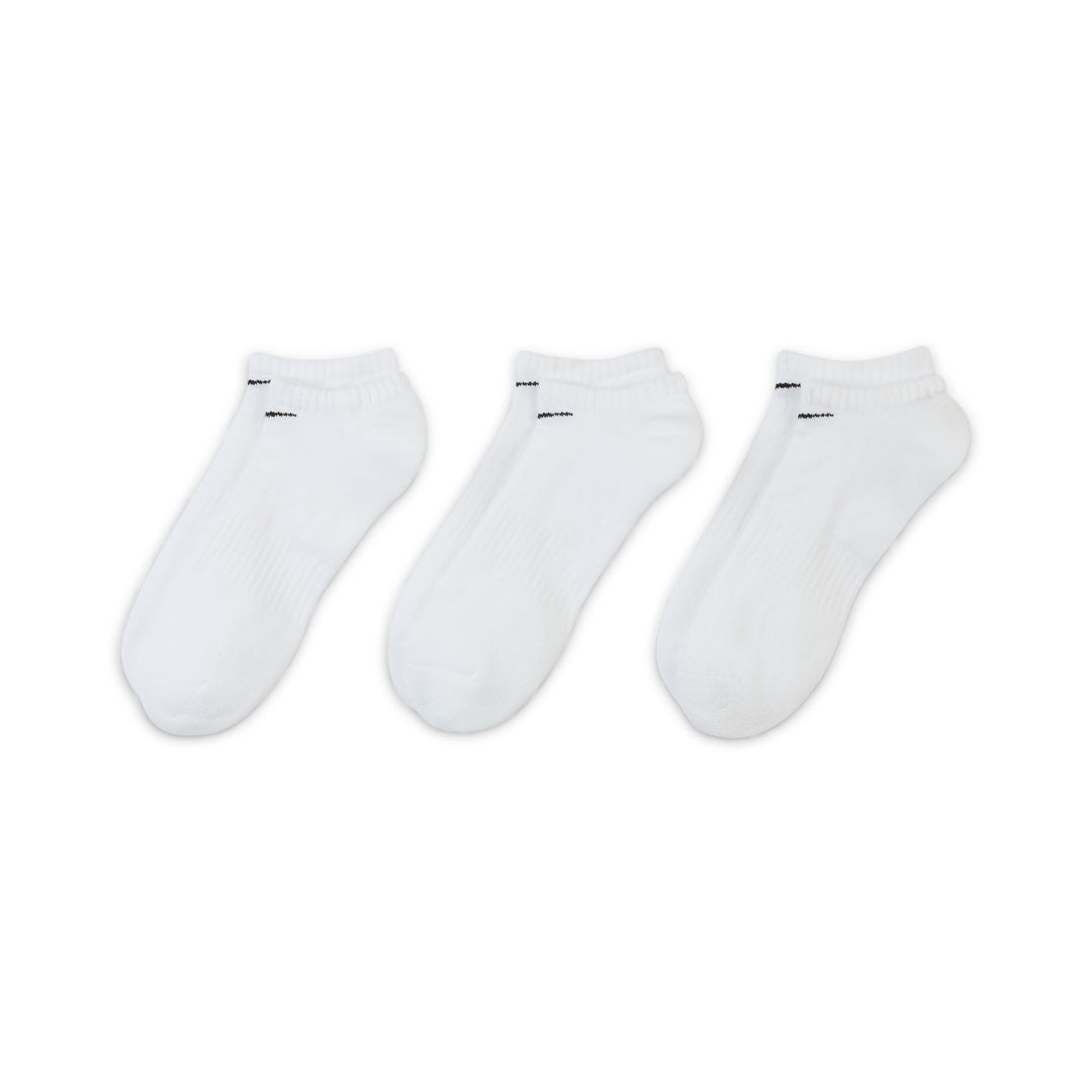 Nike 7673 Everyday Cushioned Socks (3 Pair) - White / Black