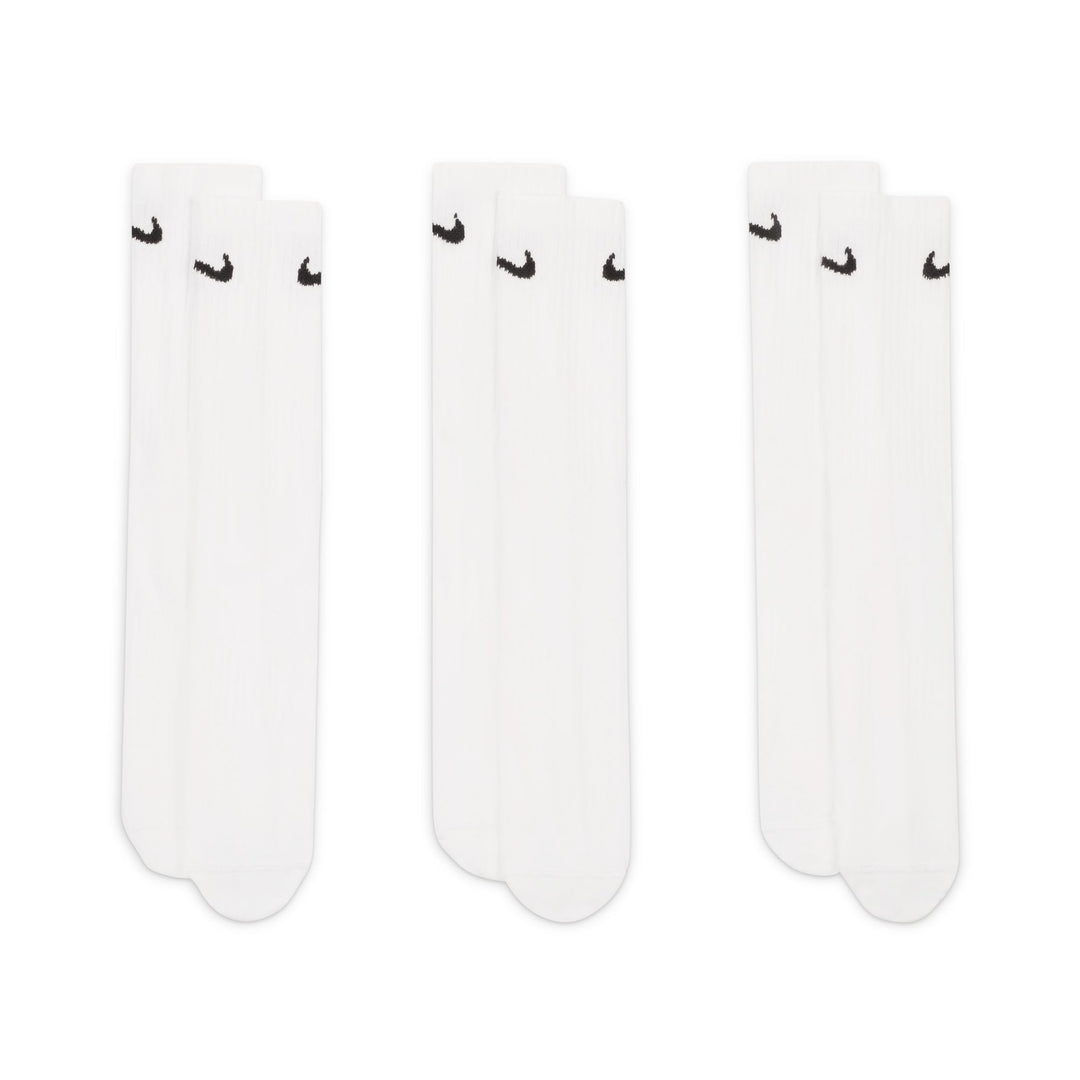 Nike 7676 - 100 Everyday Lightweight Crew Socks (3Pair) - 100 Weiss