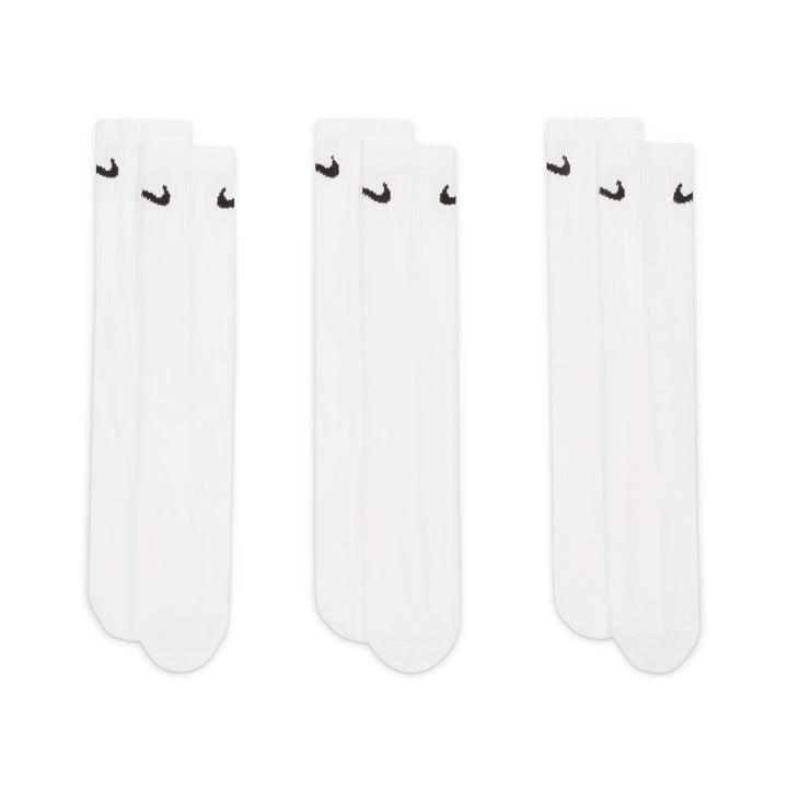Nike 7676 - 100 Everyday Lightweight Crew Socks (3Pair) - 100 Weiss