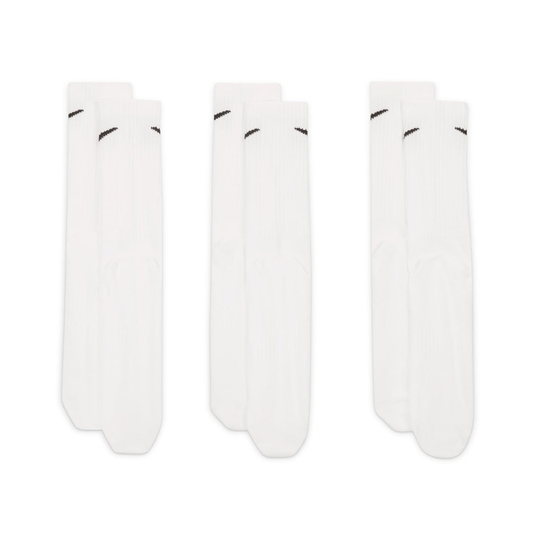 Nike 7676 - 100 Everyday Lightweight Crew Socks (3Pair) - 100 Weiss