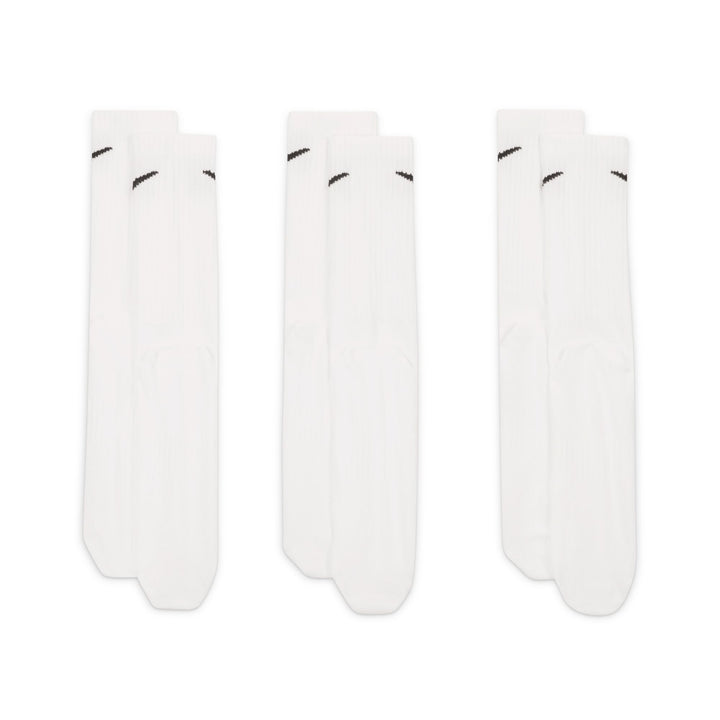 Nike 7676 - 100 Everyday Lightweight Crew Socks (3Pair) - 100 Weiss