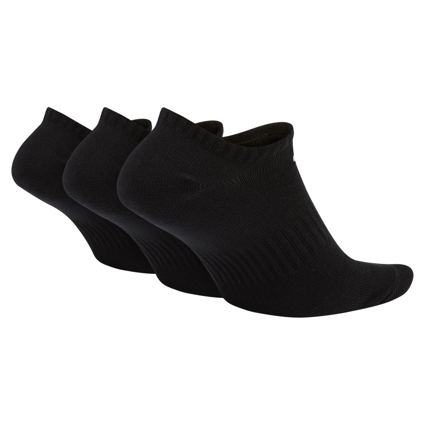 Nike 7678 - 010 Everyday Lightweight No Show Socks (3Pair) - 010 Black