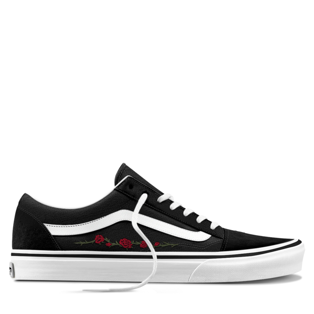 Vans Old Skool Classic  - Black Red Rose