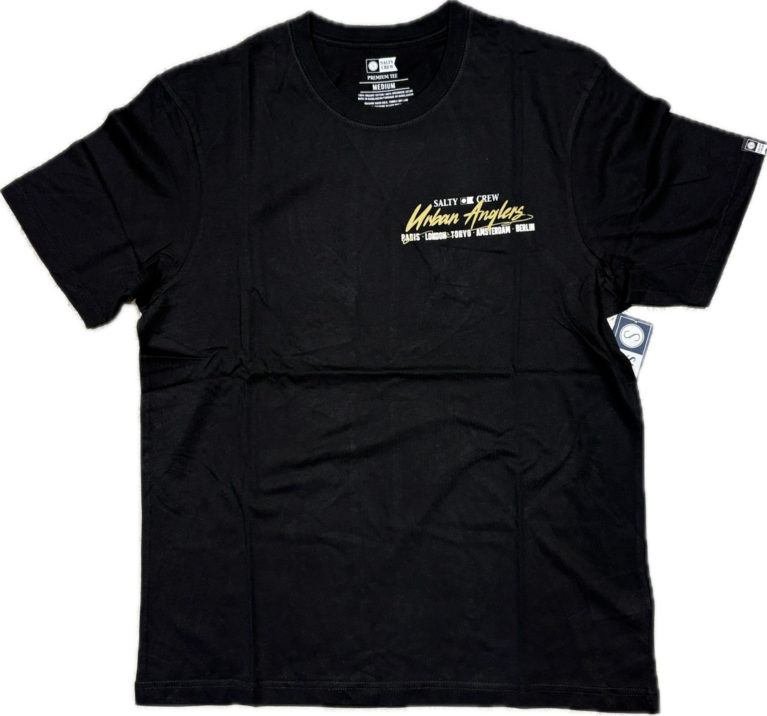 Salty Crew Amsterdam Urban Angler Tee - Black