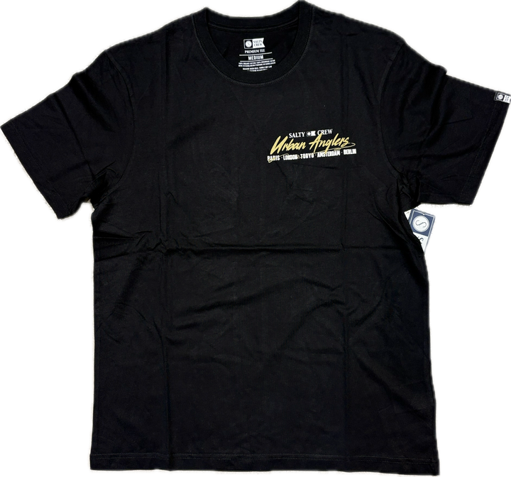 Salty Crew Amsterdam Urban Angler Tee - Black