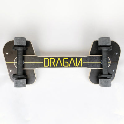 Dragan Board " The Dragan Cruiser " Streetboard: Black Edition Snakeboard