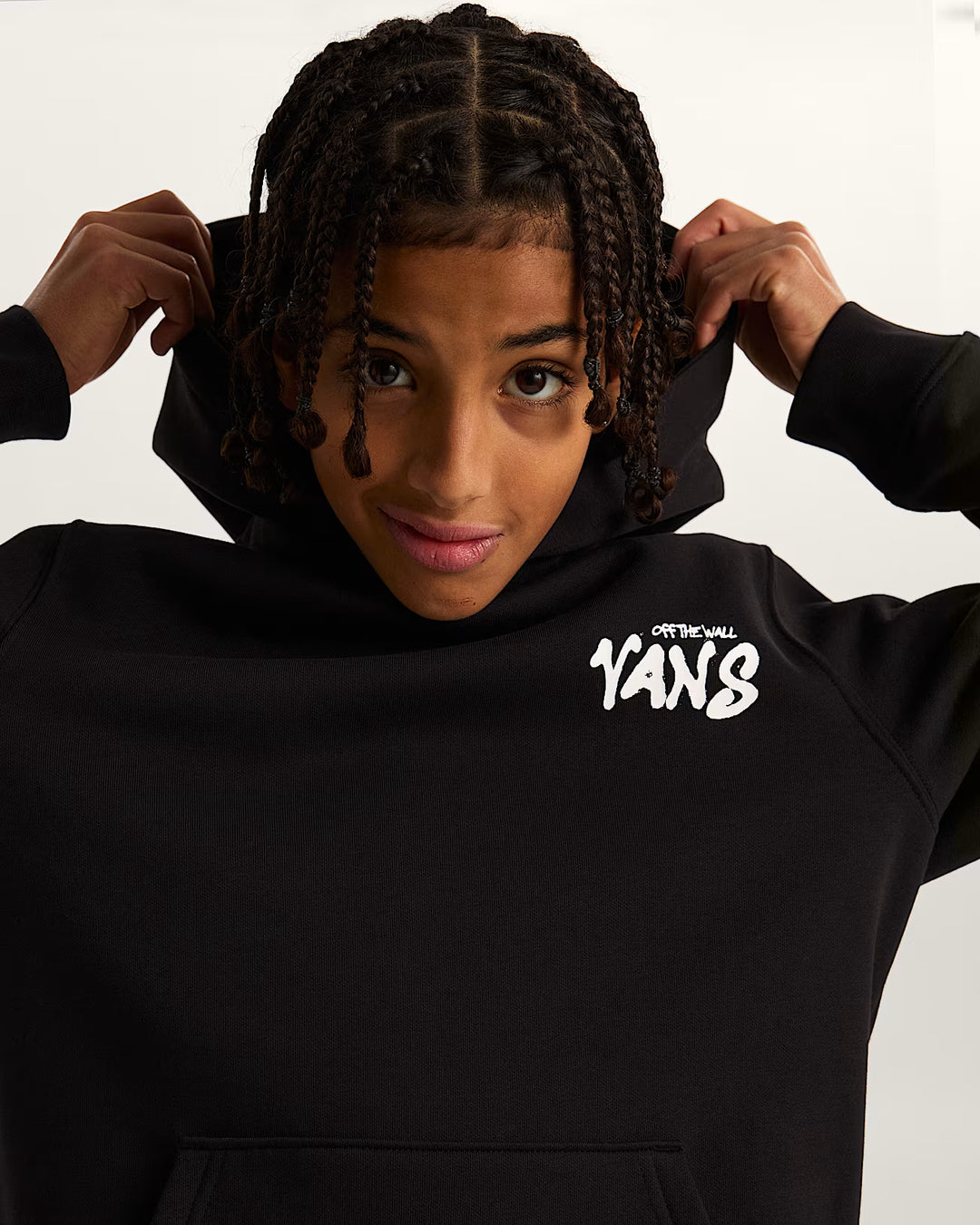 Sweat à capuche surdimensionné Vans KIDS Repear Sam - Noir