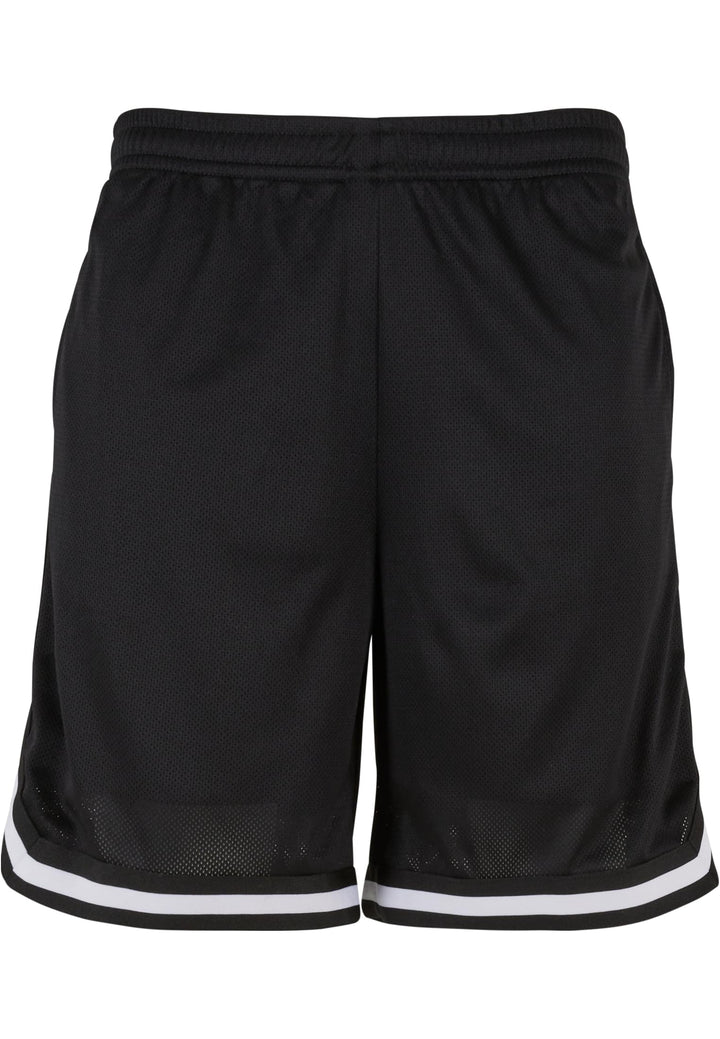 TB Two Tone Mesh Shorts BY 047 - Black / White