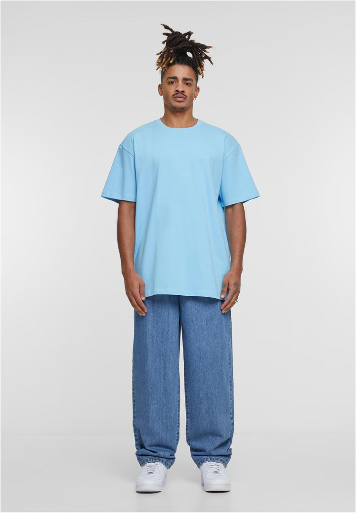 TB BY 102 Heavy Oversized Blank T-Shirt - Baltic Blue