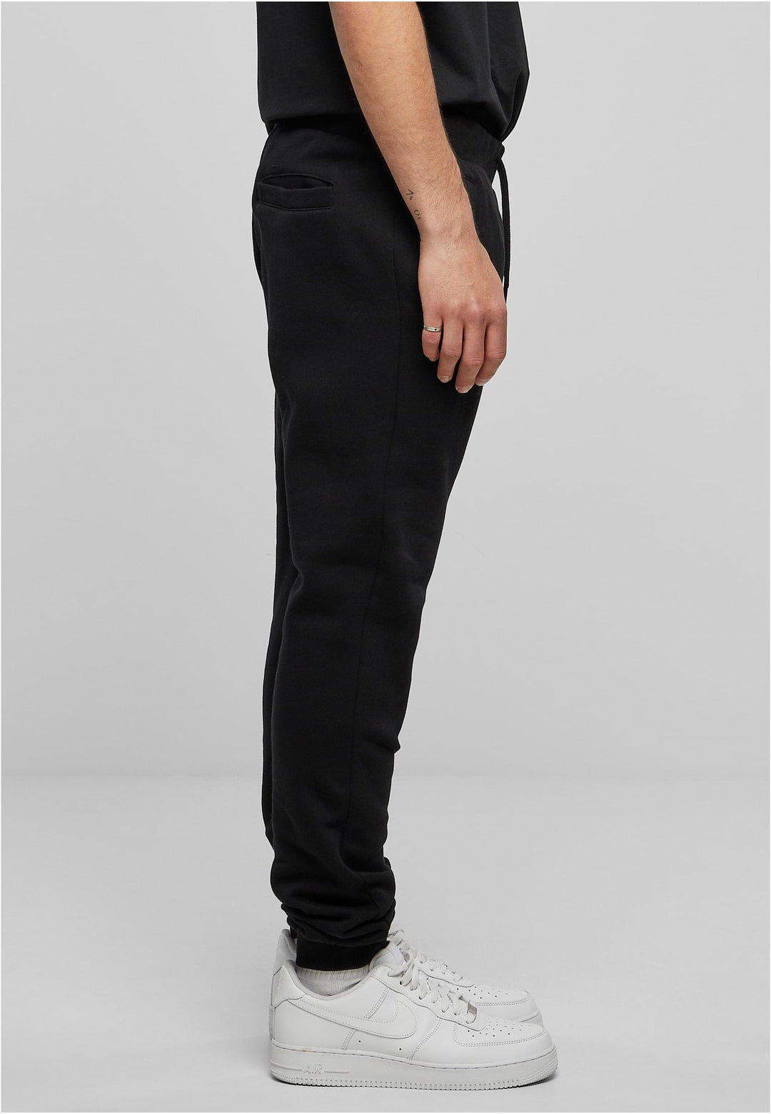 TB BY 174 Organic Basic Sweatpants Jogging Hose - Black