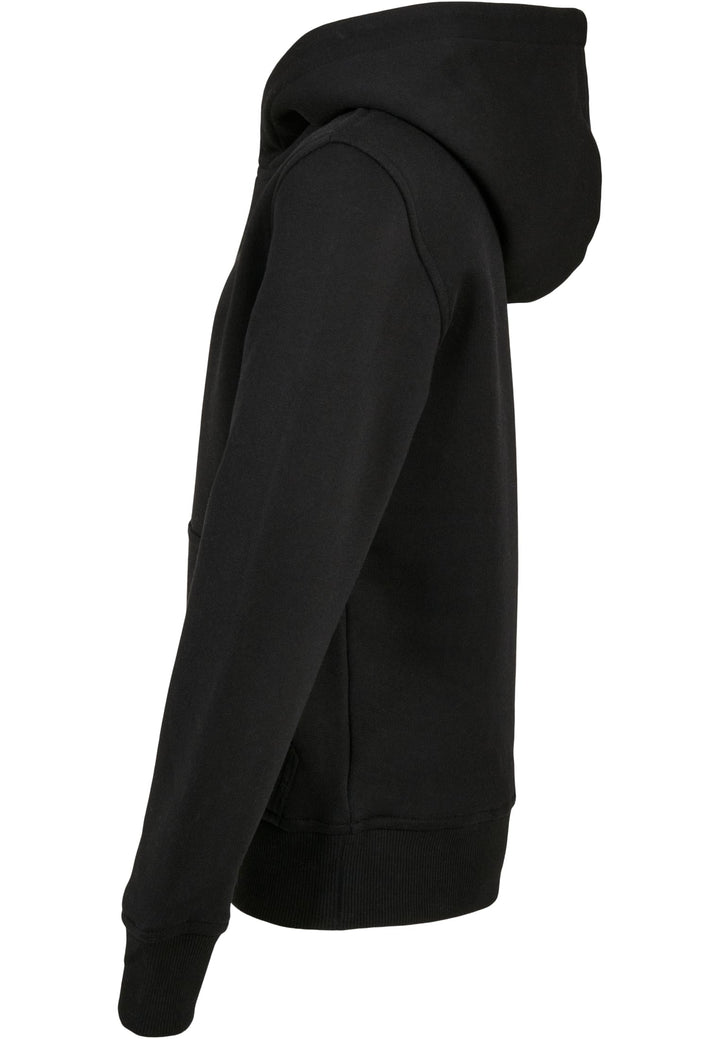 Sweat à capuche basique bio TB BY 185 pour enfants - Noir