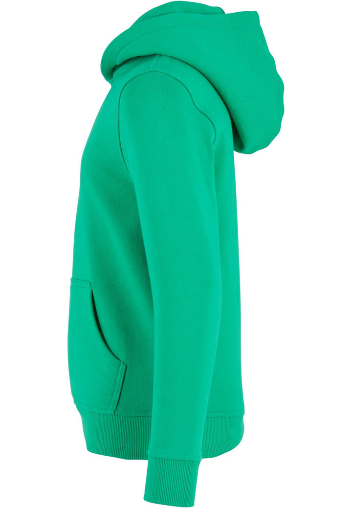 Sweat à capuche basique bio pour enfants TB BY 185 - Vert gazon