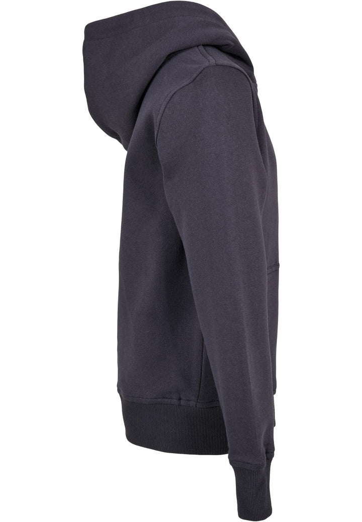 Sweat à capuche basique bio TB BY 185 pour enfants - Bleu marine