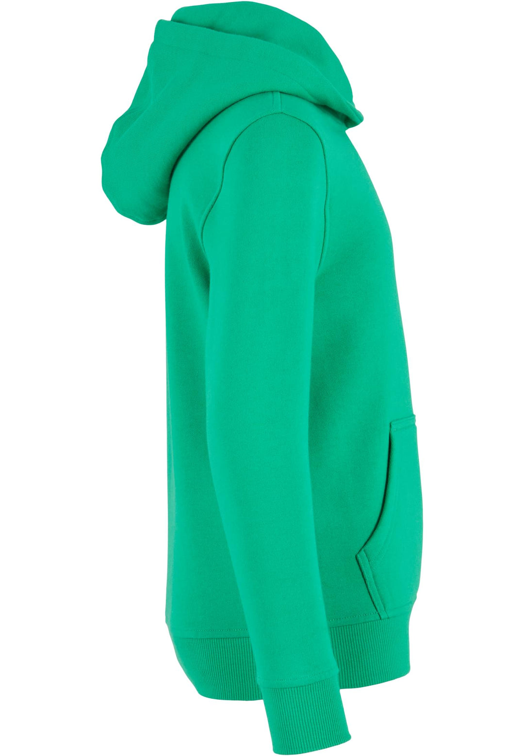 Sweat à capuche basique bio pour enfants TB BY 185 - Vert gazon