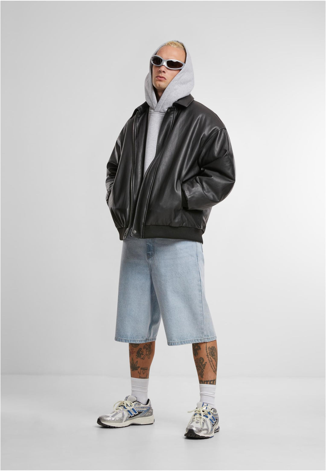 TB Ultra Heavy Oversized Hood BY 268 - Heather Grey