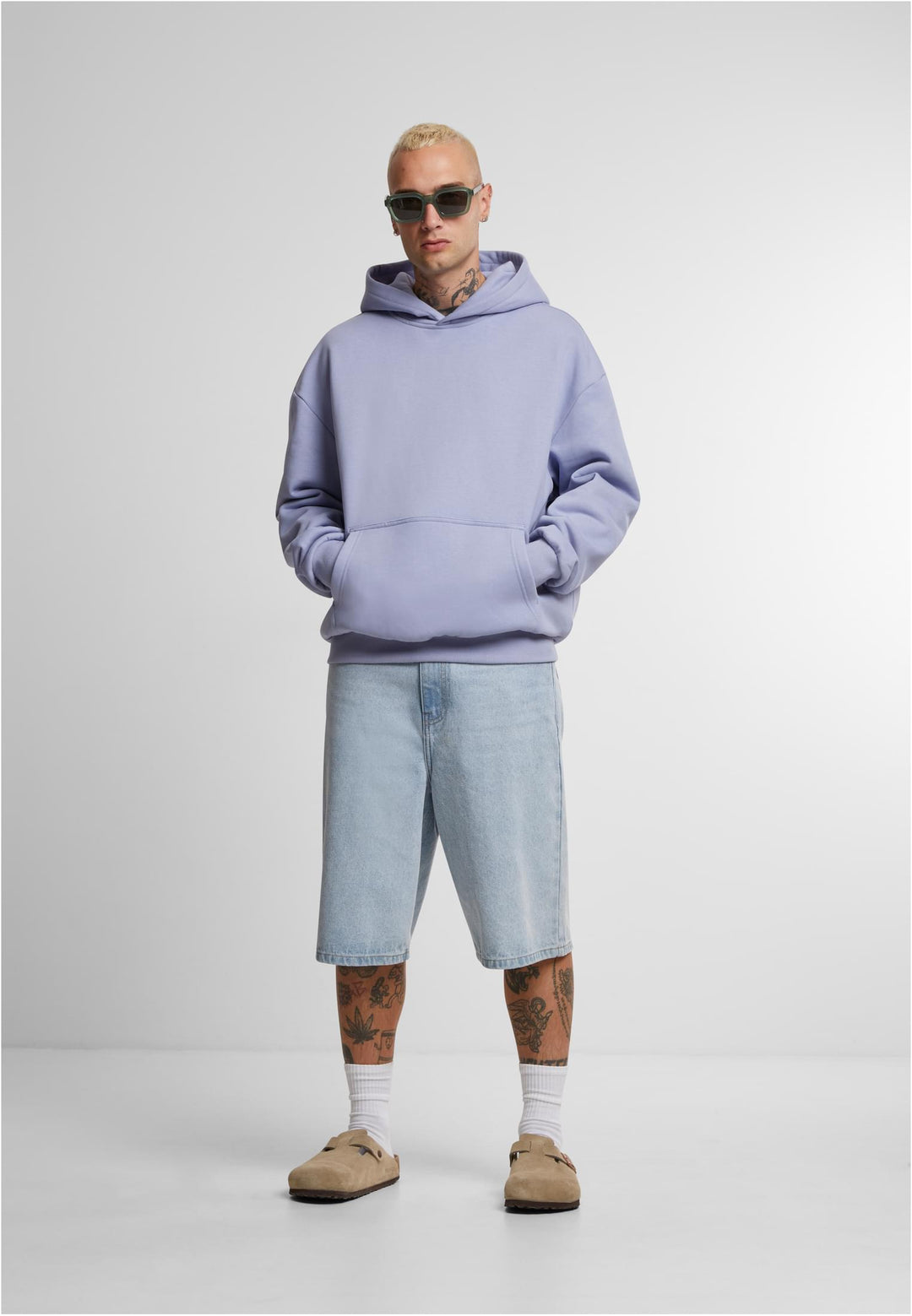 TB Ultra Heavy Oversized Hood BY 268 - Viola Blue