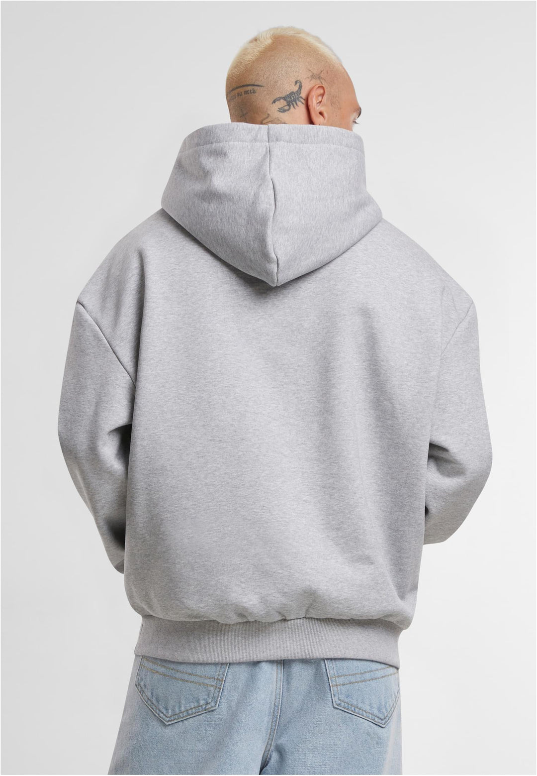 TB Ultra Heavy Oversized Hood BY 268 - Heather Grey