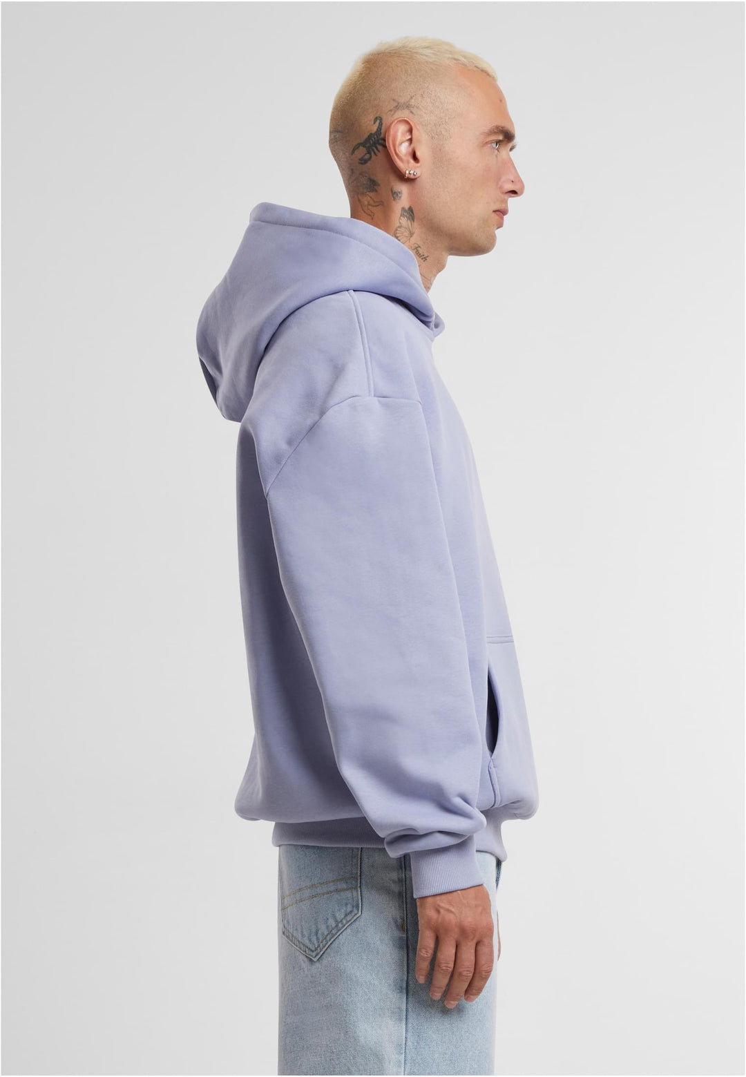 TB Ultra Heavy Oversized Hood BY 268 - Viola Blue