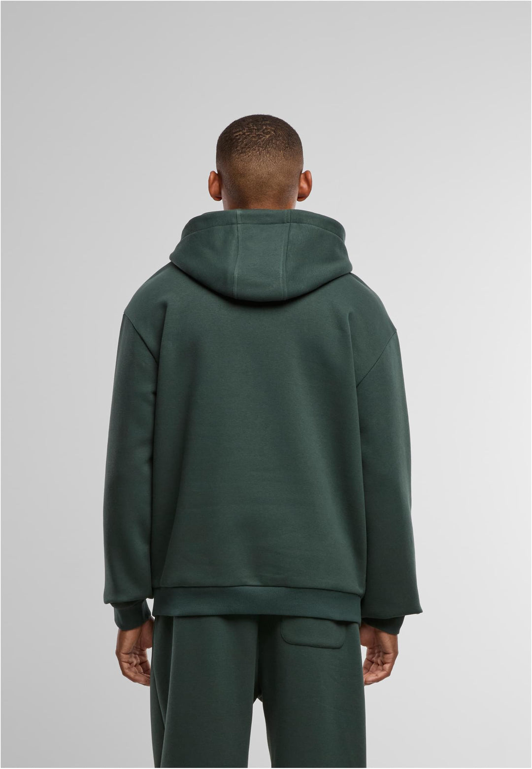TB Fluffy Hood BY 284 - Bottle Green