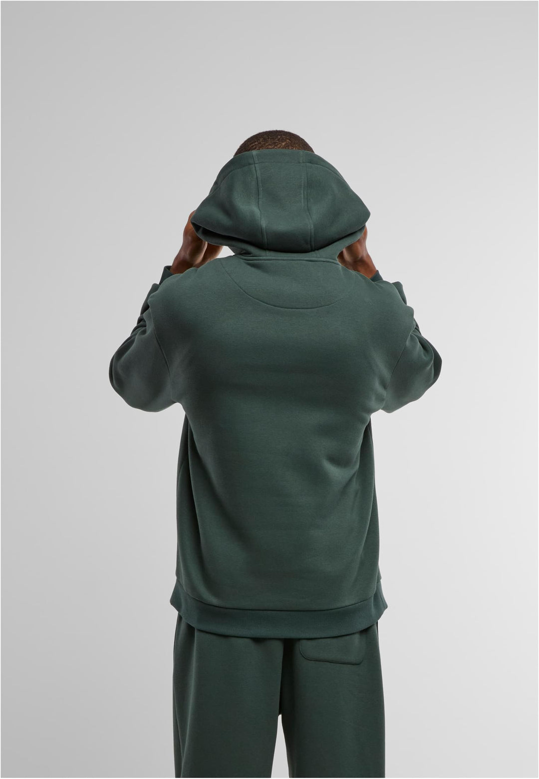 TB Fluffy Hood BY 284 - Bottle Green