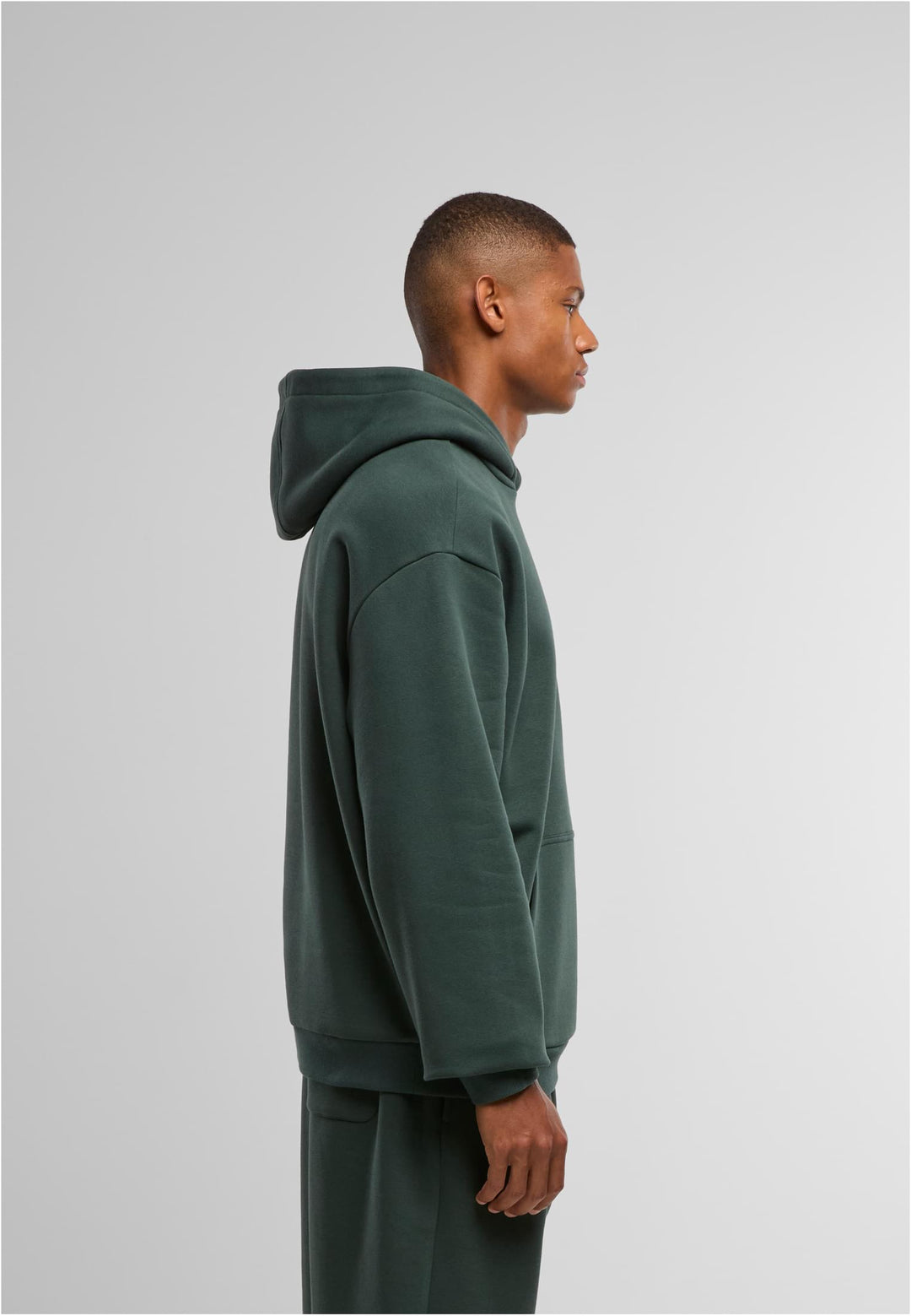 TB Fluffy Hood BY 284 - Bottle Green