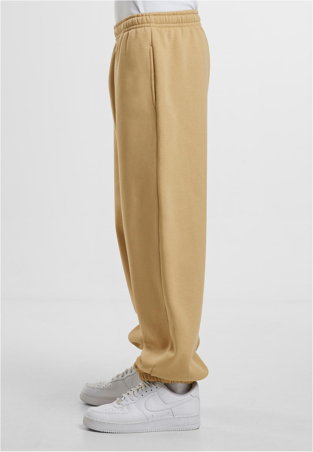 TB BY 286 Fluffy Sweatpants - Beige