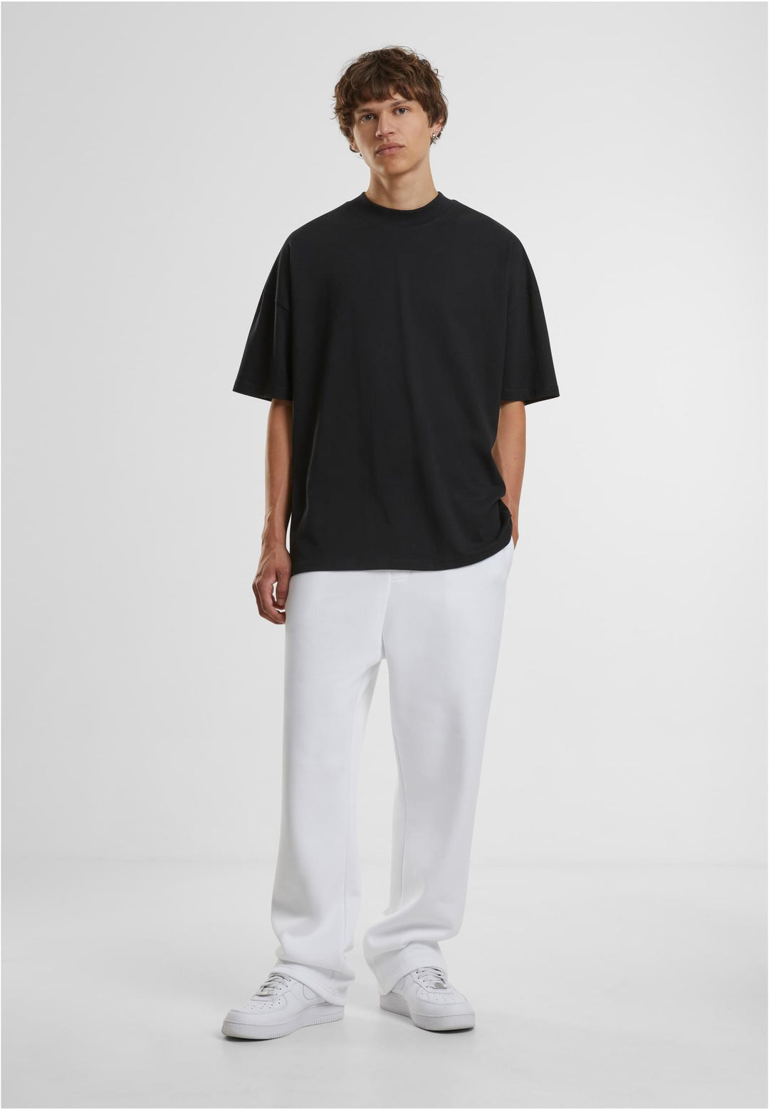 TB Fluffy Trackpants  Jogging Hose BY 288 - Weiß