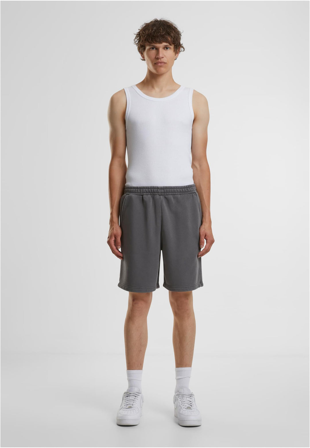 TB Vintage Heavy Sweat Shorts BY 297 - Magnet