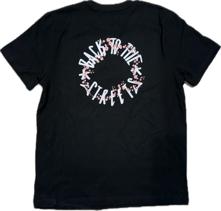 Back to the Streets Blossom T-Shirt - Black