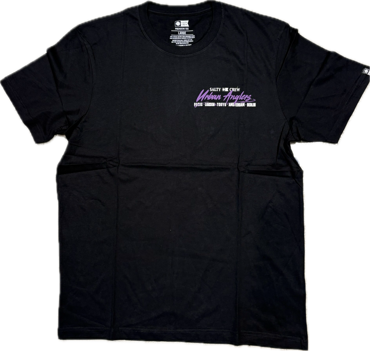 Salty Crew Berlin Urban Angler Tee - Black