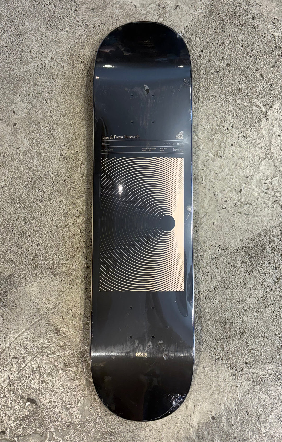 Globe G1 Lineform  7,75 Skateboard Deck - Black