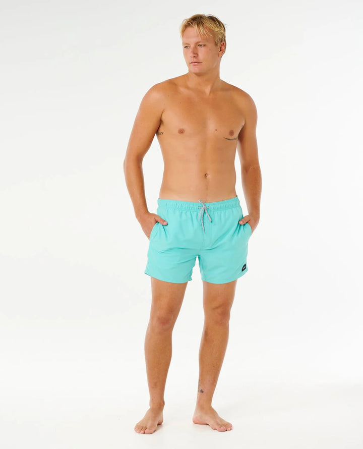 Ripcurl Offset Volley 15" Boardshort Badehose - Aqua