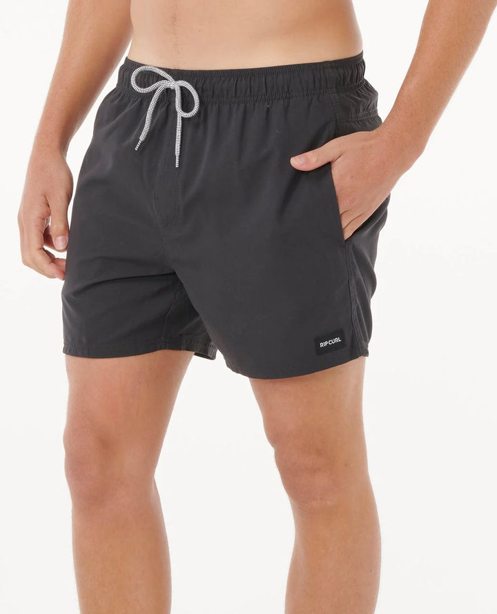 Ripcurl Offset Volley 15" Boardshort Badehose - Black